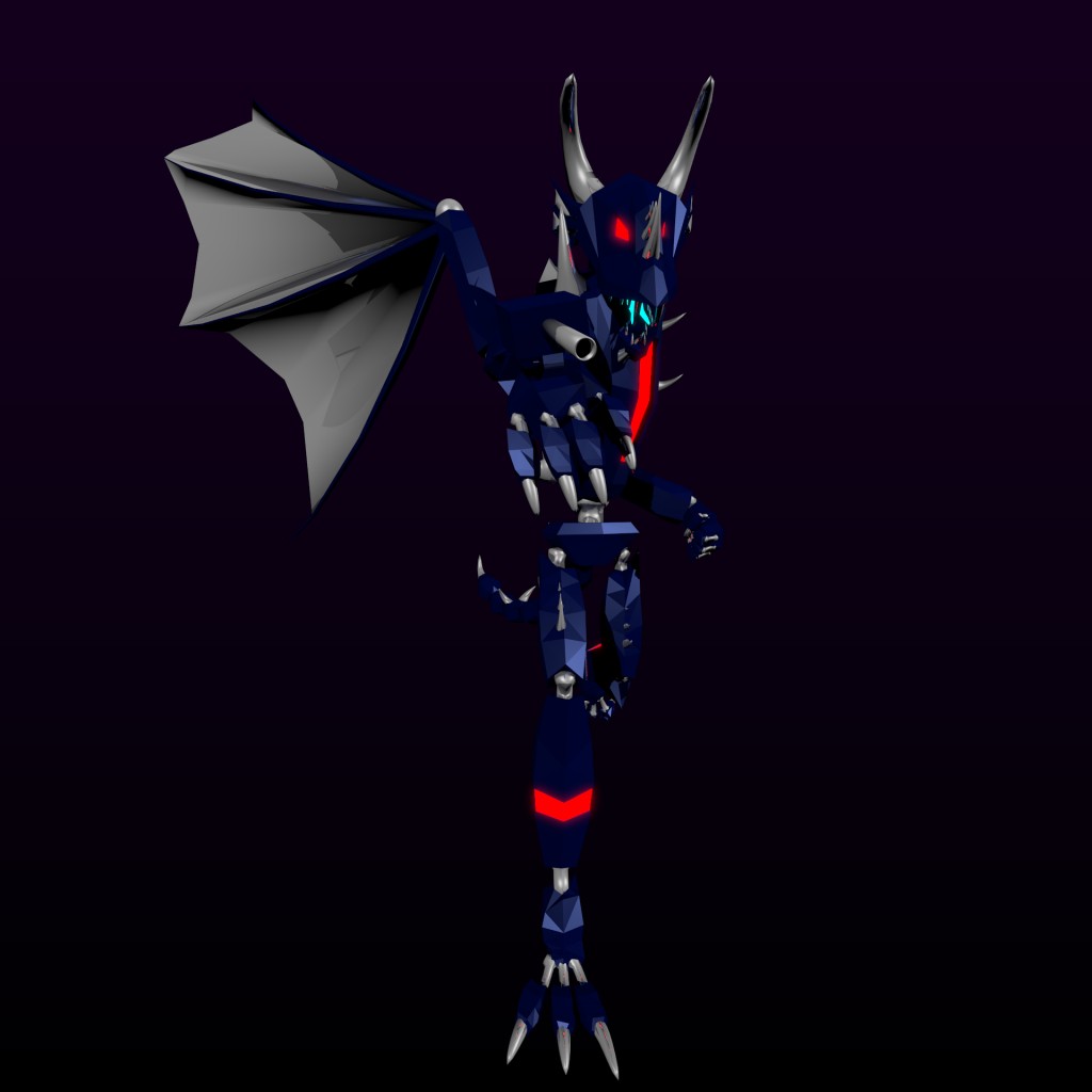 Robot Dragon (Rigged) preview image 1